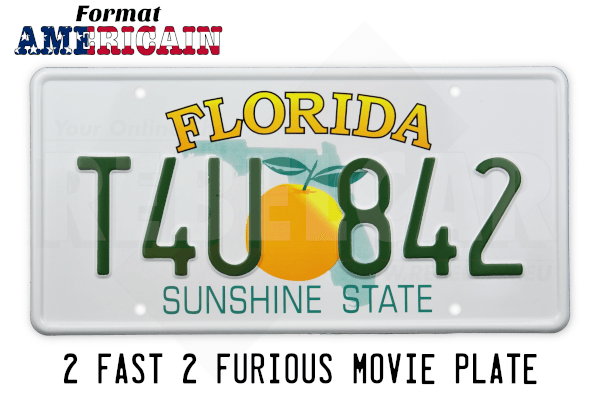 2 Fast 2 Furious Nissan Skyline Gt R R34 Movie Plate Florida T4u 842 2 Fast 2 Furious Nissan Skyline Gt R R34 Movie Plate Florida T4u 842