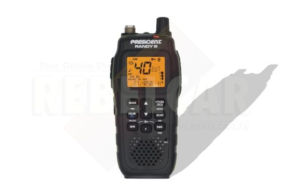 PRESIDENT RANDY 3 PORTABLE CB AM/FM