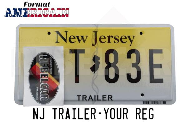Trailer discount number plate