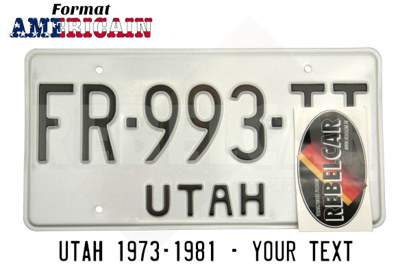 thumbnail image 2 of GCS Replica Car License Plate Relief ART.102 Rear – 3D High Visibility, Reflective, Made In Italy 2 of 5