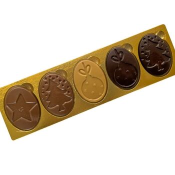 Chocolats de Noël fourrés, 80g