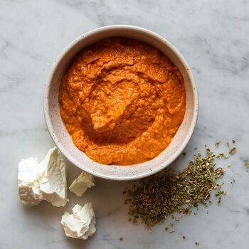 Poivrons grillés au Fromage frais & Origan, 130g