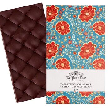 Chocolat Noir et Piment d'Espelette, 70g