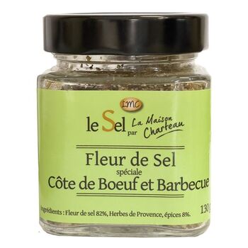 Fleur de sel, Côte de Boeuf & BBQ, 130g