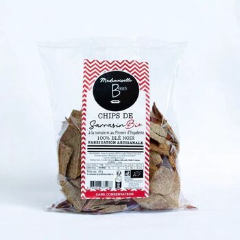 Chips de Sarrasin bio à la Tomate et au Piment d'Espelette, 80g