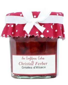 Confiture Christine Ferber Cerise  Griotte variété Montmorency de Sauvigny, Extra 220g