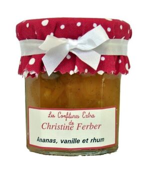 Confiture Christine Ferber Ananas Vanille et Rhum, Extra 220g