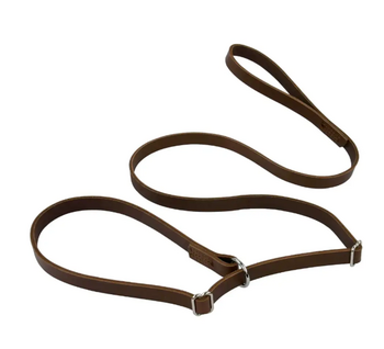 Laisse lasso en cuir 2m