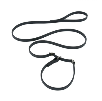 Laisse lasso Biothane 1,5m - NOIR