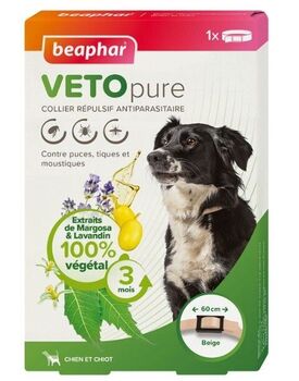 Collier répulsives anti-parasitaires Moyen Chien