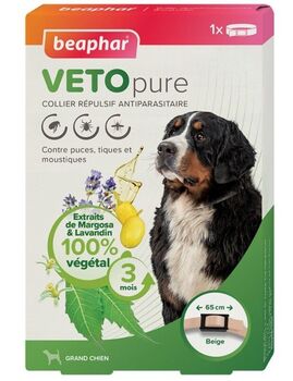 Collier répulsives anti-parasitaires Grand Chien