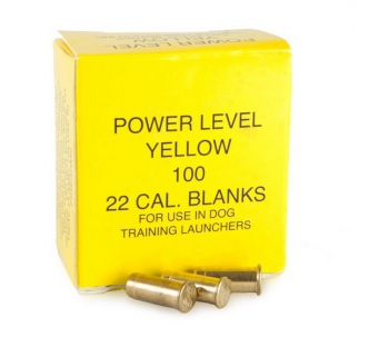 Balles à blanc jaune