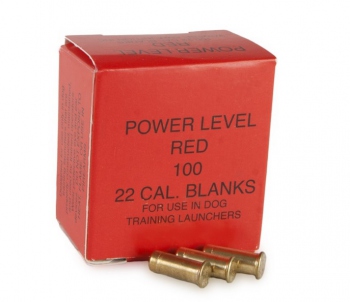 Balles à blanc rouge