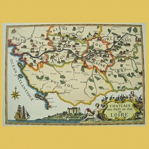 Carte Des Chateaux Du Pays De Val De Loire Carte Des Chateaux Du Pays De Val De Loire