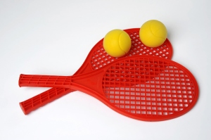 Set De Tennis Badminton 2 Mini Raquettes Balles Et Volant Jeu Enfants Set De Tennis Badminton 2 Mini Raquettes Balles Et Volant Jeu Enfants