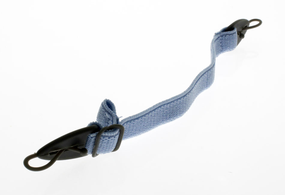 Julbo Cordon ENFANTS Elastique et R/églable BLEU CLAIR ENFANTS BRANCHES PERCEES