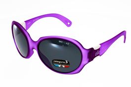 Lunettes de Soleil AIE LILOU VIOLETBLANC livré avec un cordon élastique réglable Fille 6 à 8 ans Indice 3 Made in France Lunettes de Soleil AIE LILOU VIOLETBLANC livré avec un cordon élastique réglable Fille 6 à 8 ans Indice 3 Made in France