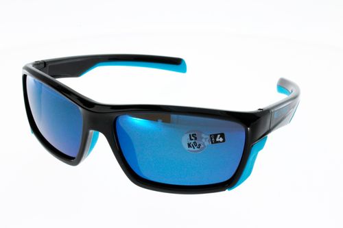 Lunettes de Soleil Enfant LOUBSOL OZU noir bleu Mixte 5 à 8 ans Indice 4 Lunettes de Soleil Enfant LOUBSOL OZU noir bleu Mixte 5 à 8 ans Indice 4