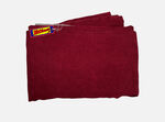Coupon Tissu Velours Cotelé Ameublement Bordeaux
