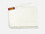 Coupon Tissu Velours Cotelé Ameublement Blanc