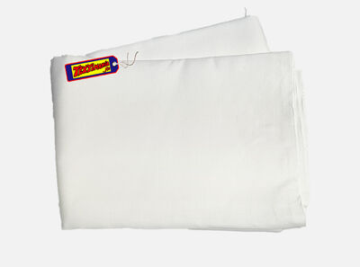 Coupon Tissu Lin Italien Grande Largeur Blanc