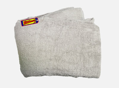Coupon Tissu Éponge 100% Coton Gris Souris