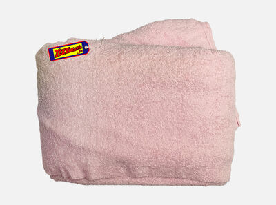 Coupon Tissu Éponge 100% Coton Rose