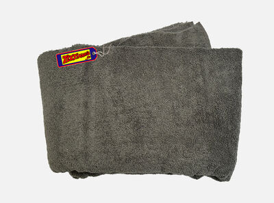 Coupon Tissu Éponge 100% Coton Gris