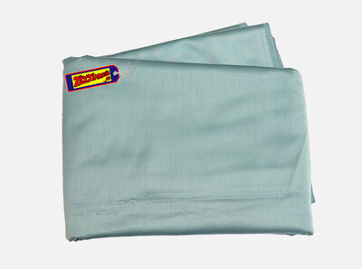 Coupon Tissu Satin Lourd Bleu Ciel