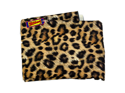 Coupon Tissu Velours Ameublement Imprimé Léopard