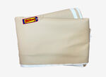 Coupon Tissu Simili Cuir Grainé Beige