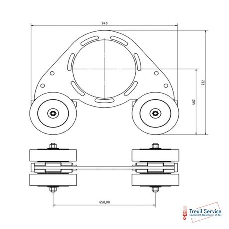 Chariot remorquage PL Truck Skate
