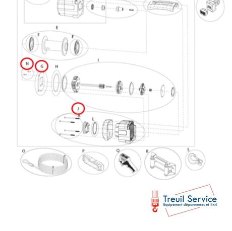 Carter d'engrenage avec poignée