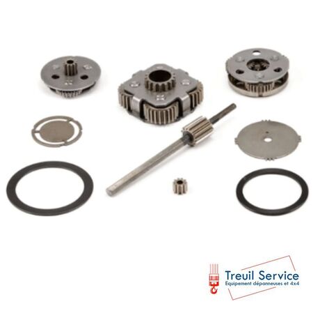 Etages planétaires + Axe hexagonal