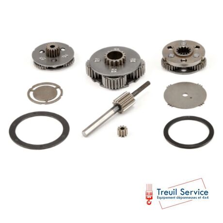 Etages planétaires + Axe hexagonal