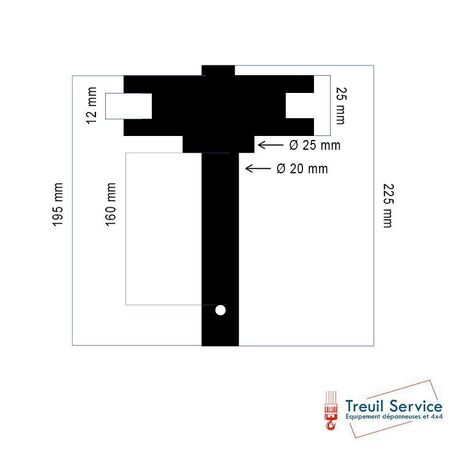 Poulie de renvoi zinguée