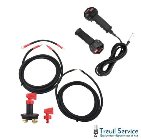 Kit Pare-chocs + Treuil 6.120SL Câble acier