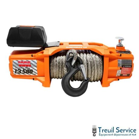 Kit Pare-chocs + Treuil 6.120SL Corde synthétique