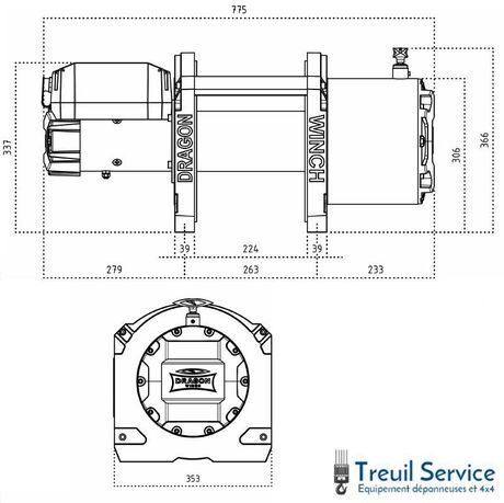 Treuil DragonWinch HDS 19T