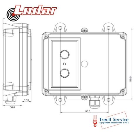 KIT LODAR 2 fonctions