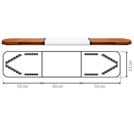 MONTANA 35 LED - 160CM