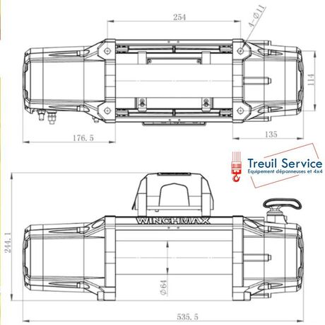 Treuil électrique 6.120 Tonnes SL Série