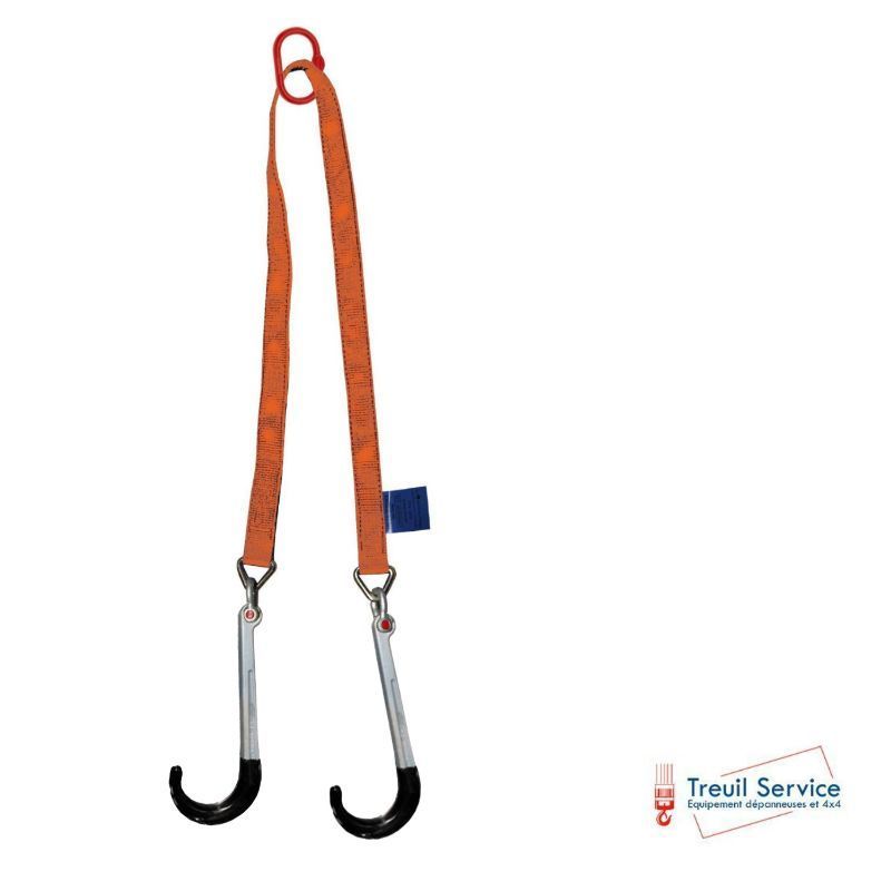 Sangle De Traction Pour Treuil En Polyester Rouge – 8 Cm De Long, Remplacement Direct, Pour Treuils Bateau, Chantier, Mine - 5