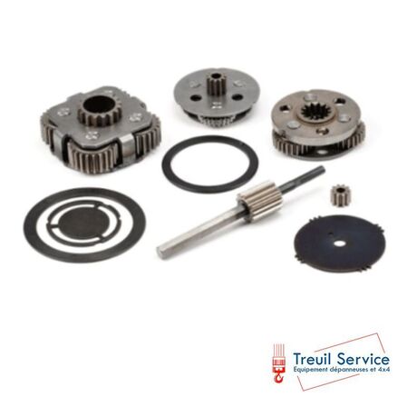 Etages planétaires + Axe hexagonal