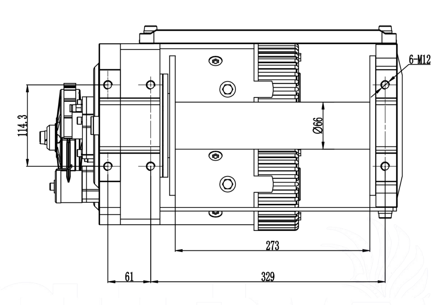 HUSAR BST RS12000 12V DIMENSIONS 2