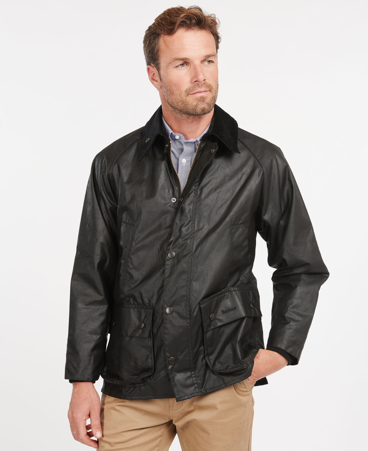 Barbour iconic Bedale black wax jacket - Tweedchasse