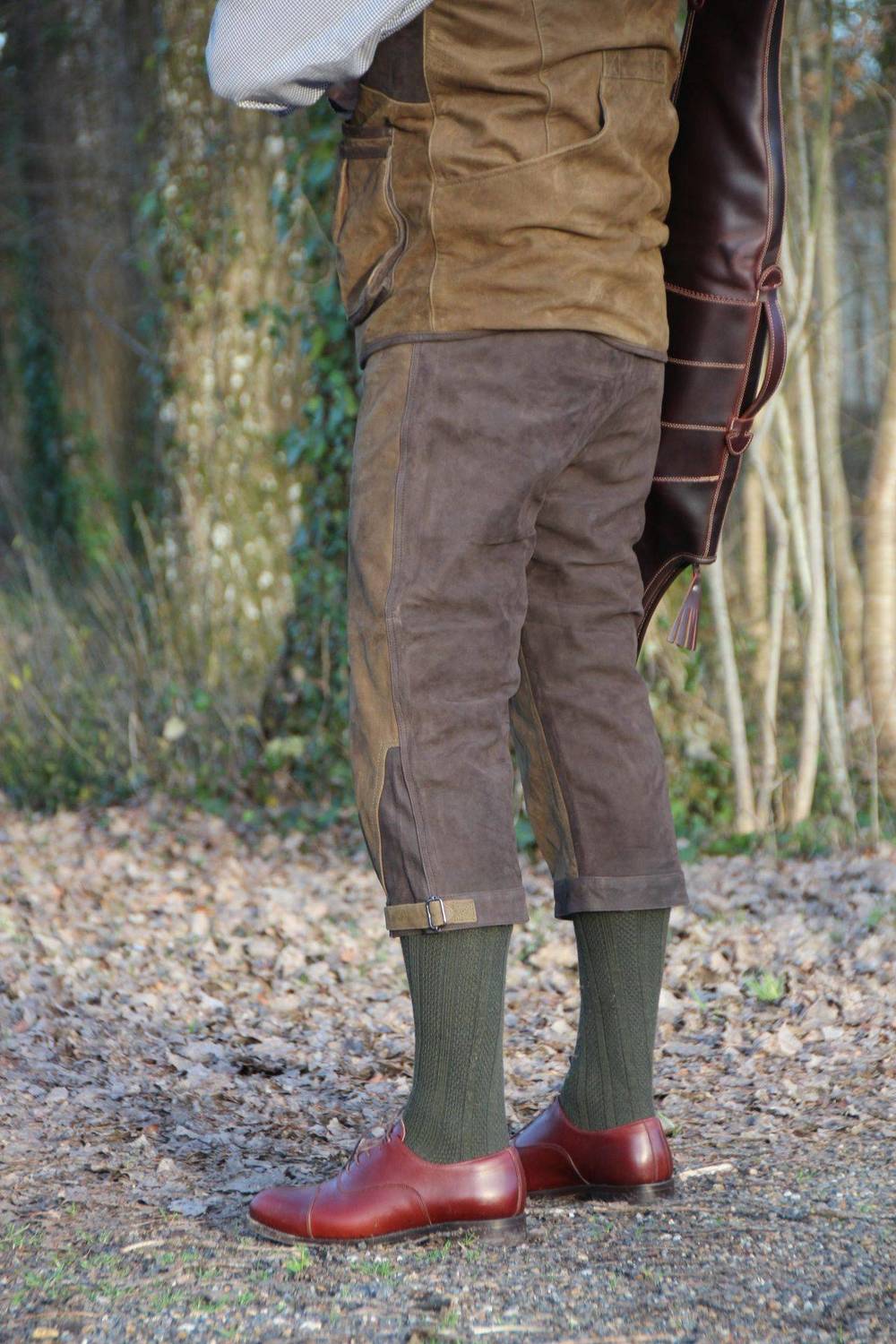 Pantalon Knickers En Cuir Club Interchasse – Taille 46 Pour Homme