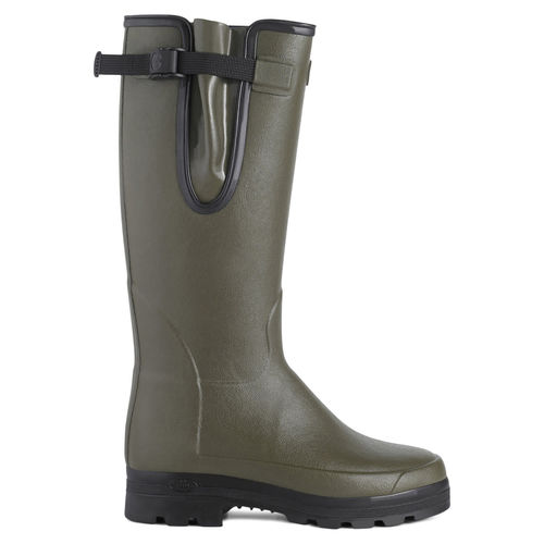 Bottes VIERZONORD homme néoprène vert chameau