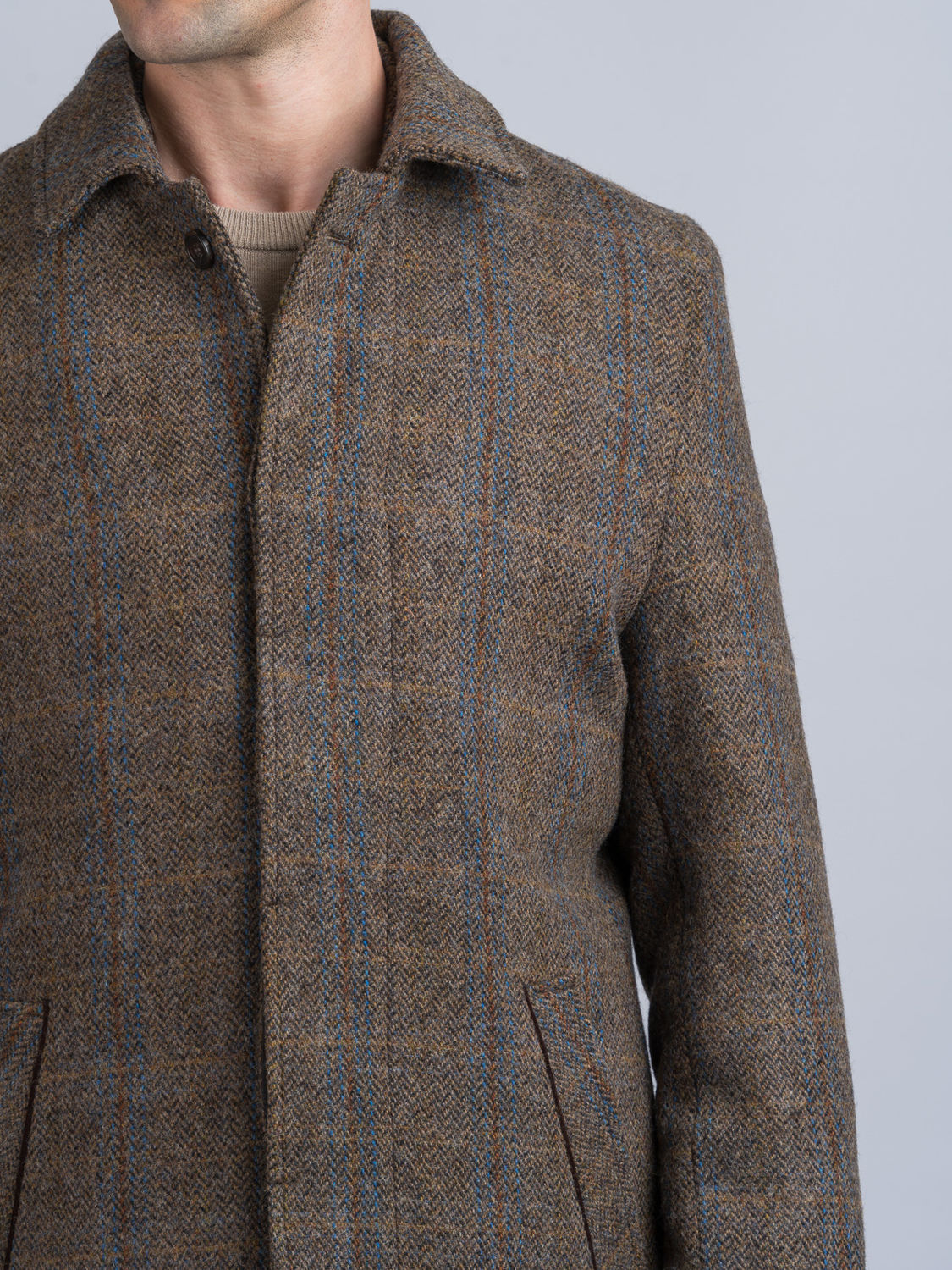 harris tweed car coat