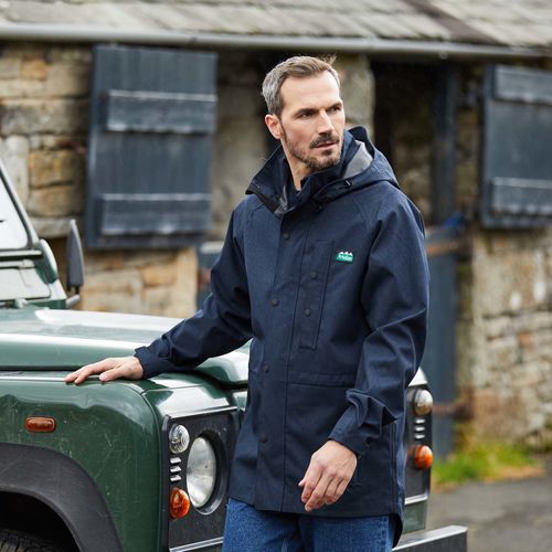 Monsoon light jacket navy marl
